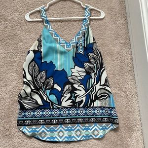 Flowy floral tank top